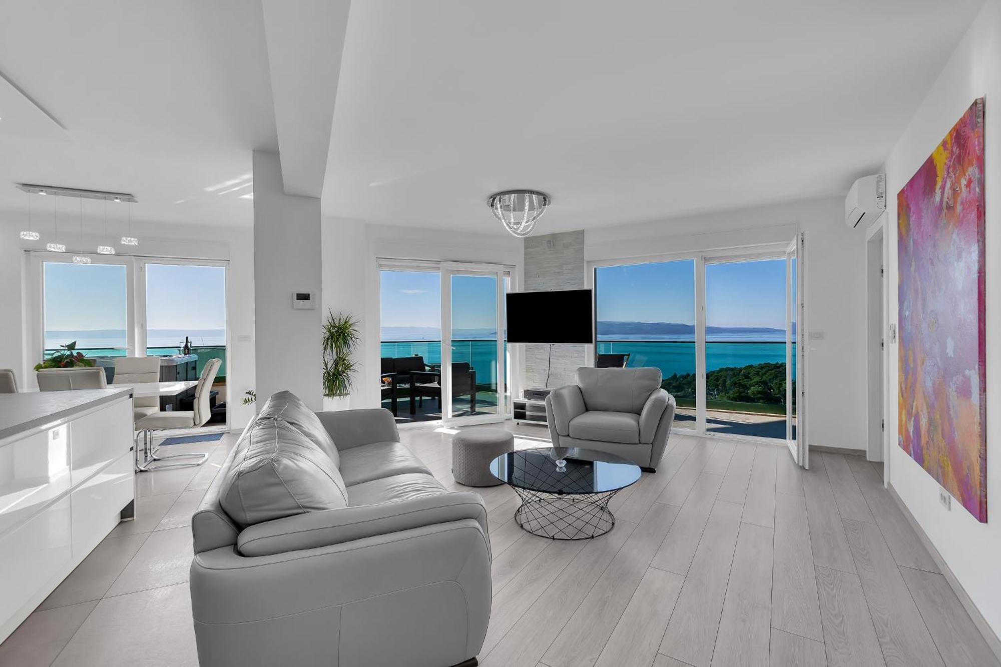 Exclusive Penthouse Big Blue With Private Jacuzzi Appartement Makarska Buitenkant foto