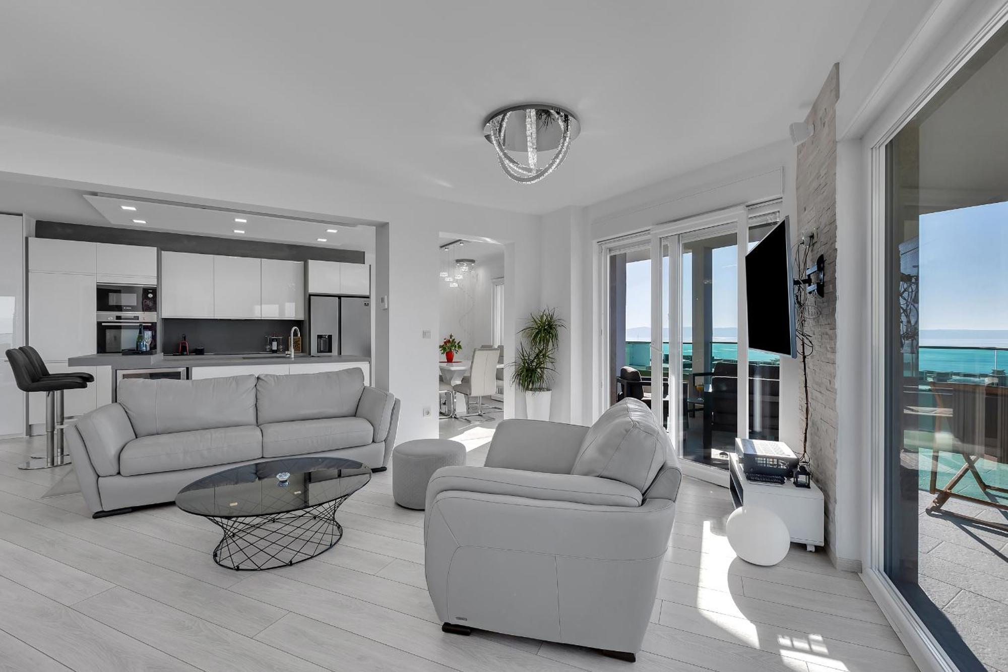 Exclusive Penthouse Big Blue With Private Jacuzzi Appartement Makarska Buitenkant foto